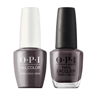 OPI Gel Nail Polish Duo Brown Colors - I55 Krona-logical Order