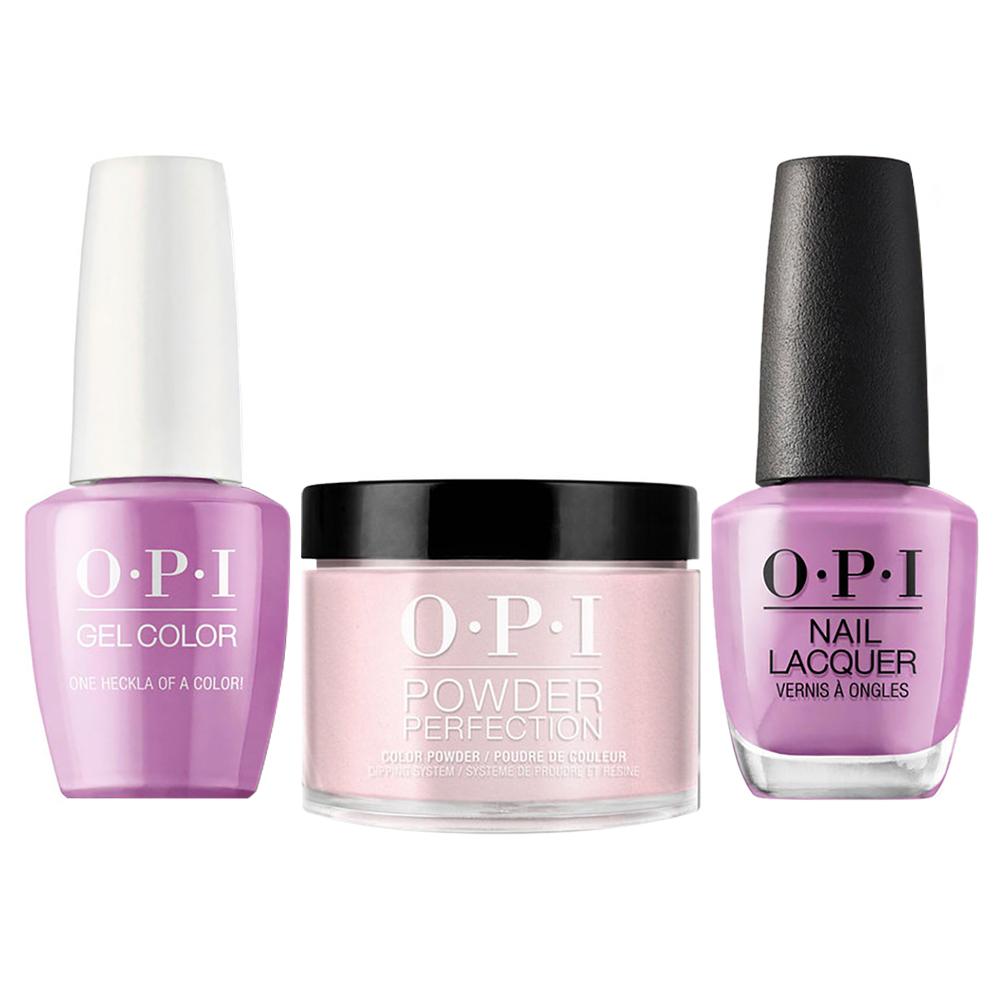 OPI 3 in 1 - I62 One Heckla of a Color! - Dip, Gel & Lacquer Matching