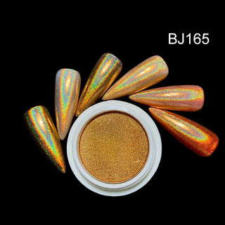 Golden & Silver Laser Chrome Powder - BJ165 + BJ175