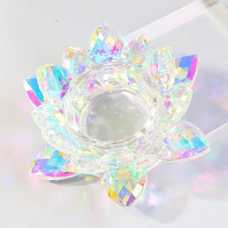 Crystal Lotus Flower Dappen Dish - Ab Color #2