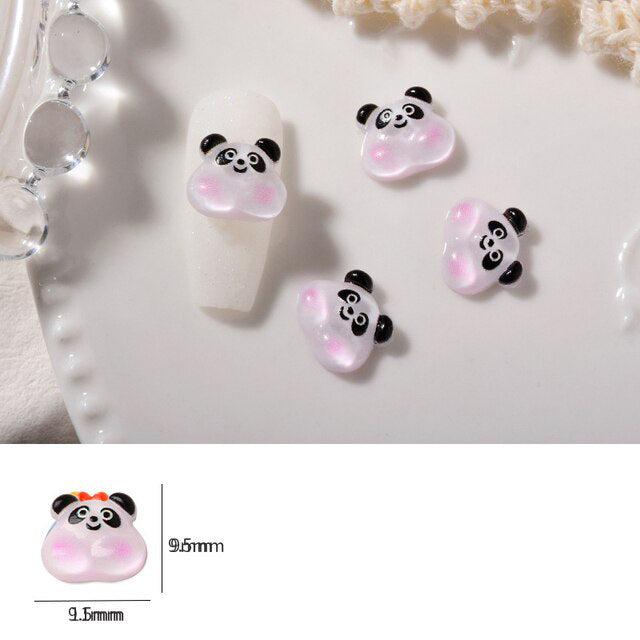 #362-368 2PCS Chubby Cheeks Animal Friends Charm