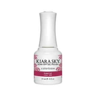 Kiara Sky Gel Polish 485 - Red Colors - Plum It Up