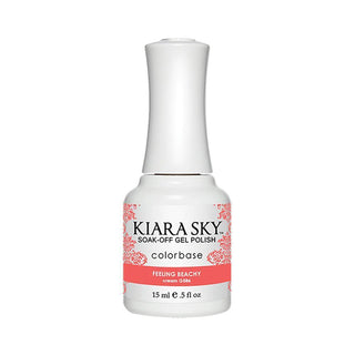 Kiara Sky Gel Polish 586 - Coral, Neutral Colors - Feeling Beachy