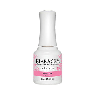 Kiara Sky Gel Polish 613 - Pink, Beige Colors - Bubble Yum