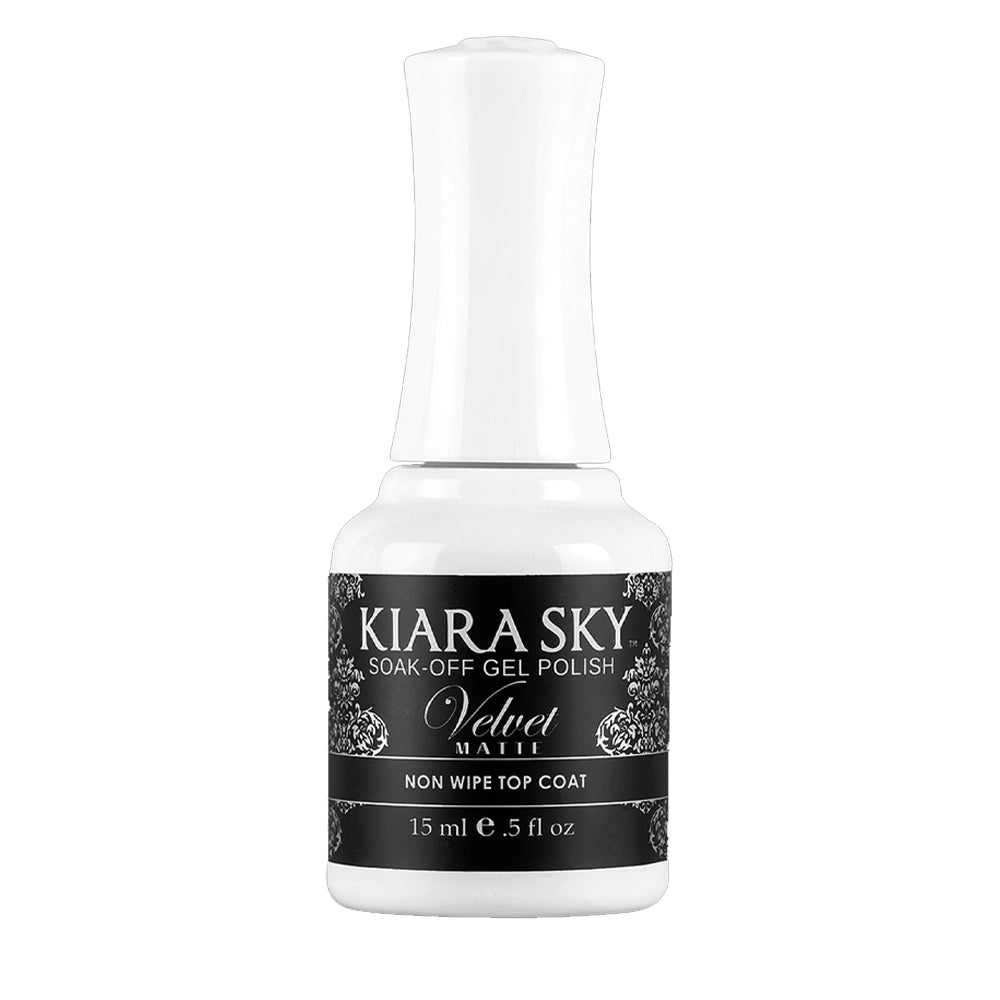 Kiara Sky Velvet Matte Non Wipe Gel Top Coat - 0.5oz