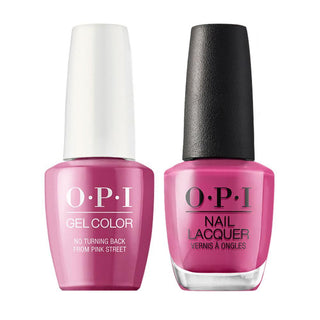 OPI Gel Nail Polish Duo Pink Colors - L19 No Turning Back From Pink Street
