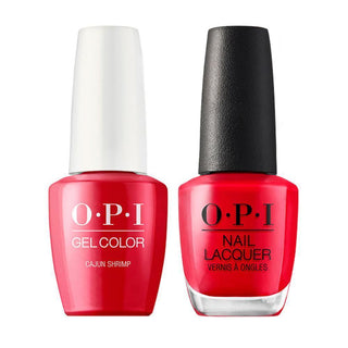 OPI Gel Nail Polish Duo Red Colors - L64 Cajun Shrimp