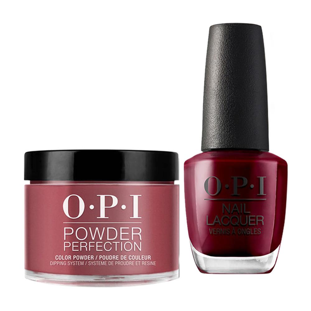 OPI L87 Malaga Wine - Dip & Lacquer Combo