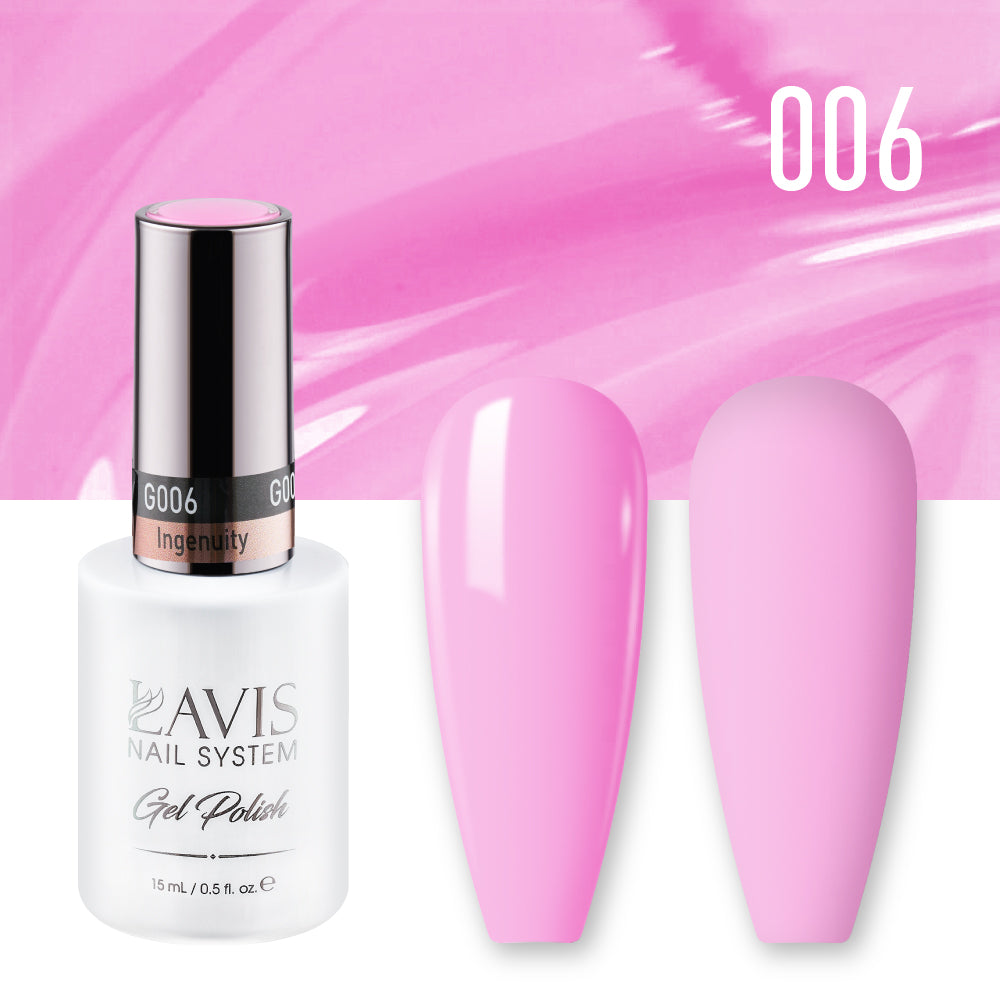 LAVIS 006 Ingenuity - Gel Polish & Matching Nail Lacquer Duo Set - 0.5oz