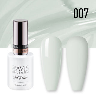 LAVIS 007 Seashell - Gel Polish & Matching Nail Lacquer Duo Set - 0.5oz
