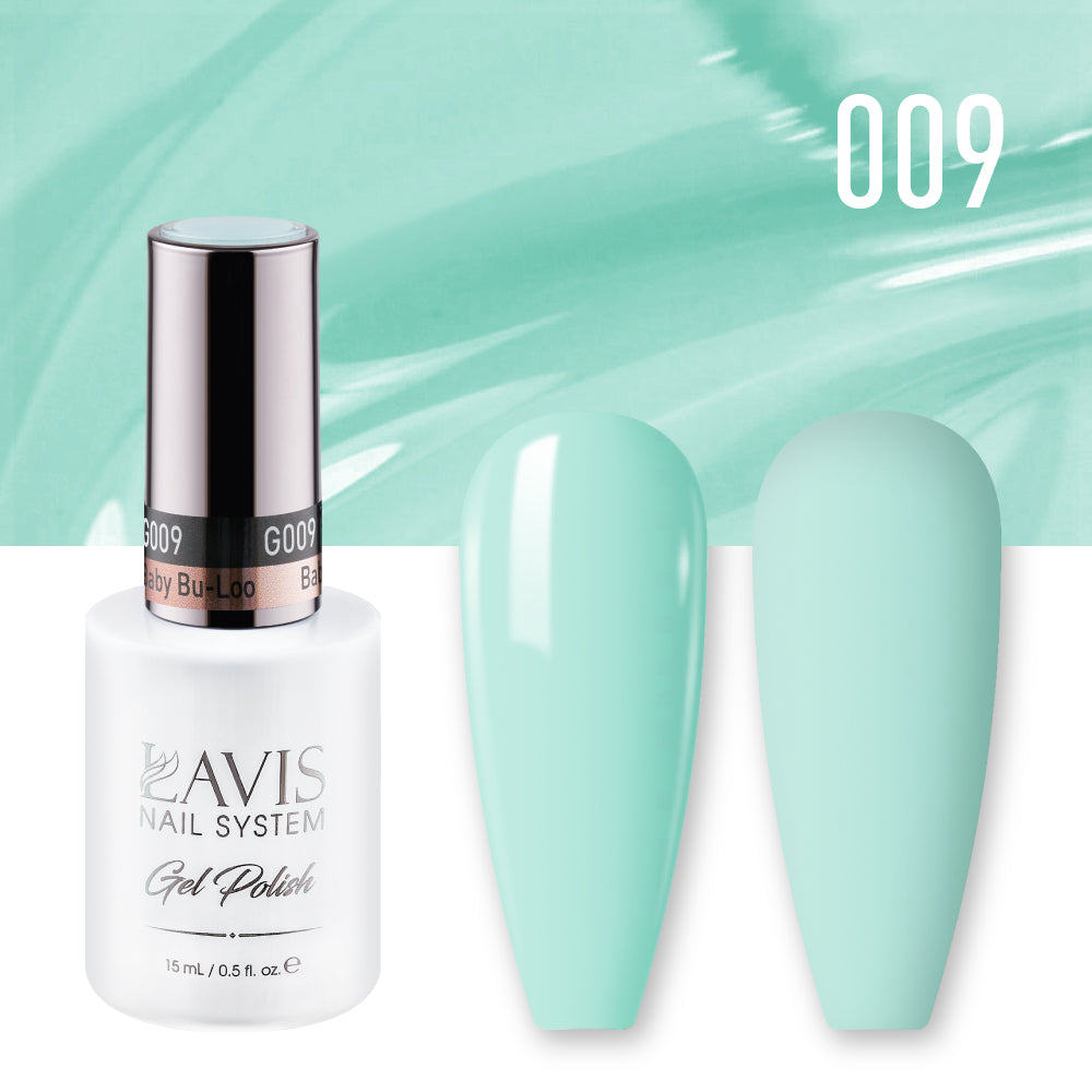 LAVIS 009 Baby Bu-Loo - Gel Polish & Matching Nail Lacquer Duo Set - 0.5oz