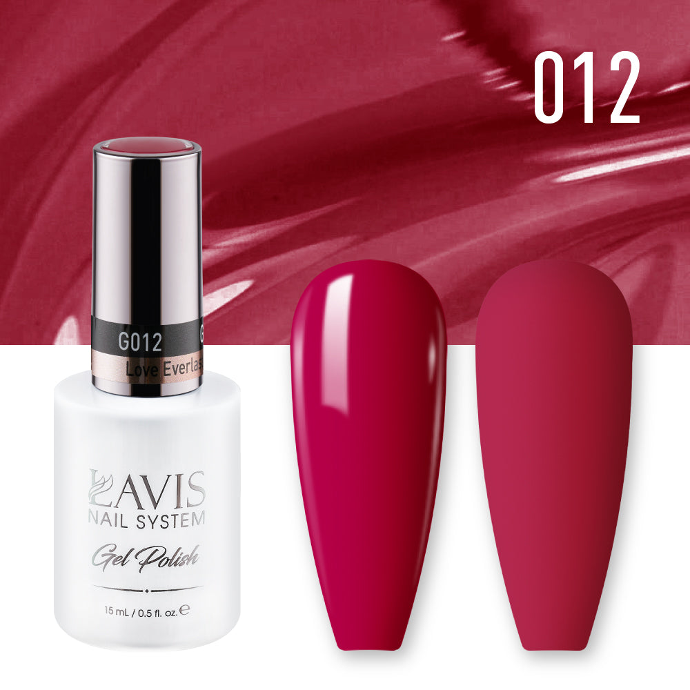 Lavis Gel Polish 012 - Red Colors - Love Everlasting