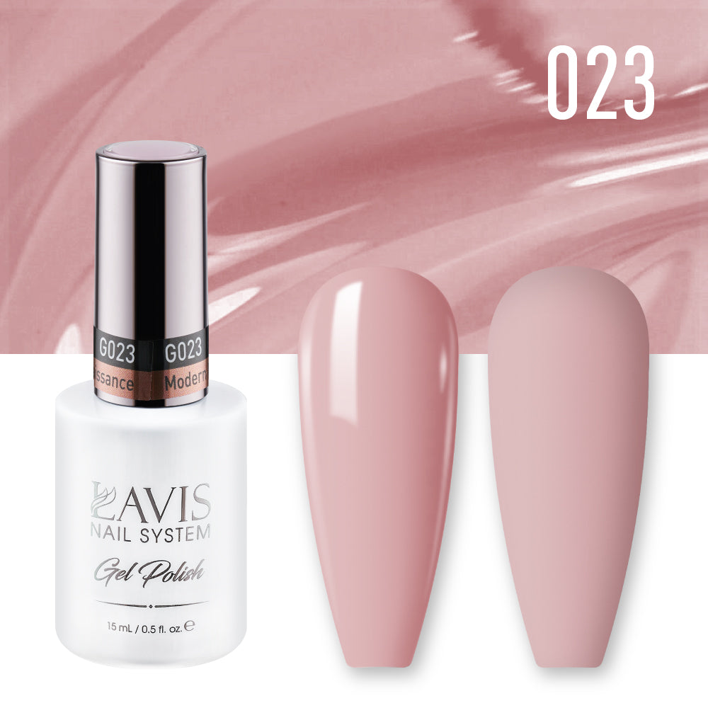 LAVIS 023 Modern Renaissance - Gel Polish & Matching Nail Lacquer Duo Set - 0.5oz