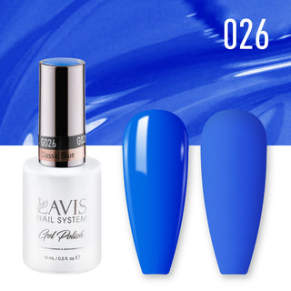 Lavis Gel Polish 026 - Blue Colors - Classic Blue
