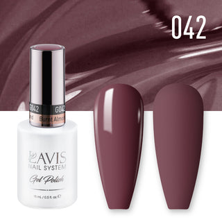 Lavis Gel Nail Polish Duo - 042 Brown Colors - Burnt Almond – Lavis Dip  Systems Inc