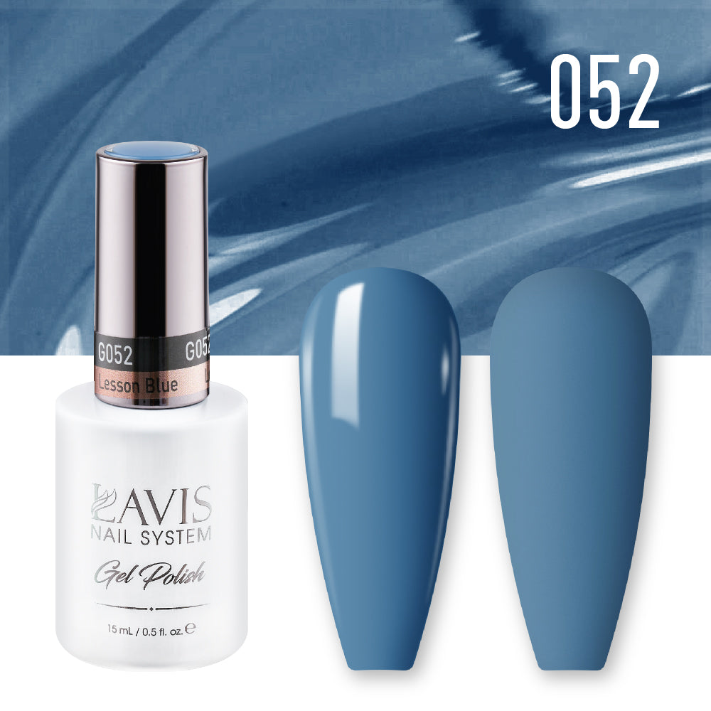 Lavis Gel Polish 052 - Blue Colors - Lesson Blue