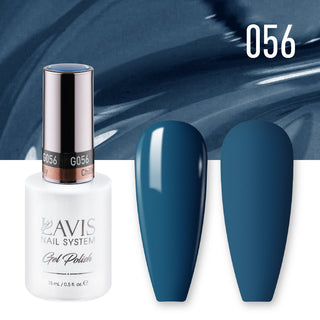 LAVIS 056 Chilly - Gel Polish & Matching Nail Lacquer Duo Set - 0.5oz