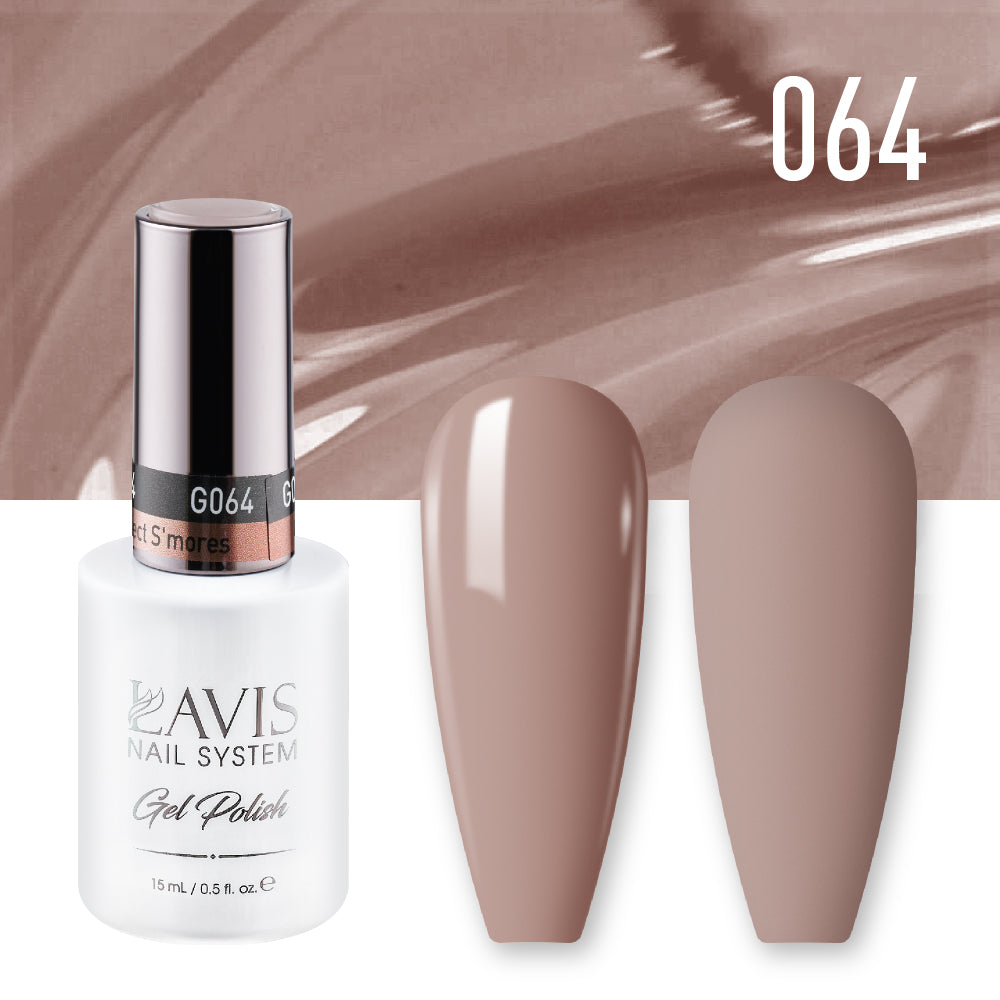 Lavis Gel Polish 064 - Brown Colors - Perfect S'mores