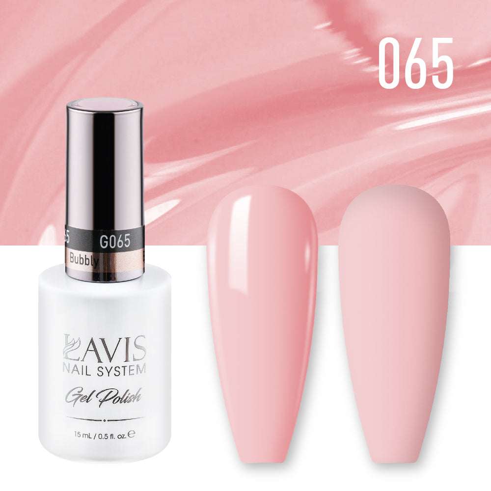 Lavis Gel Polish 065 - Pink Colors - Bubbly