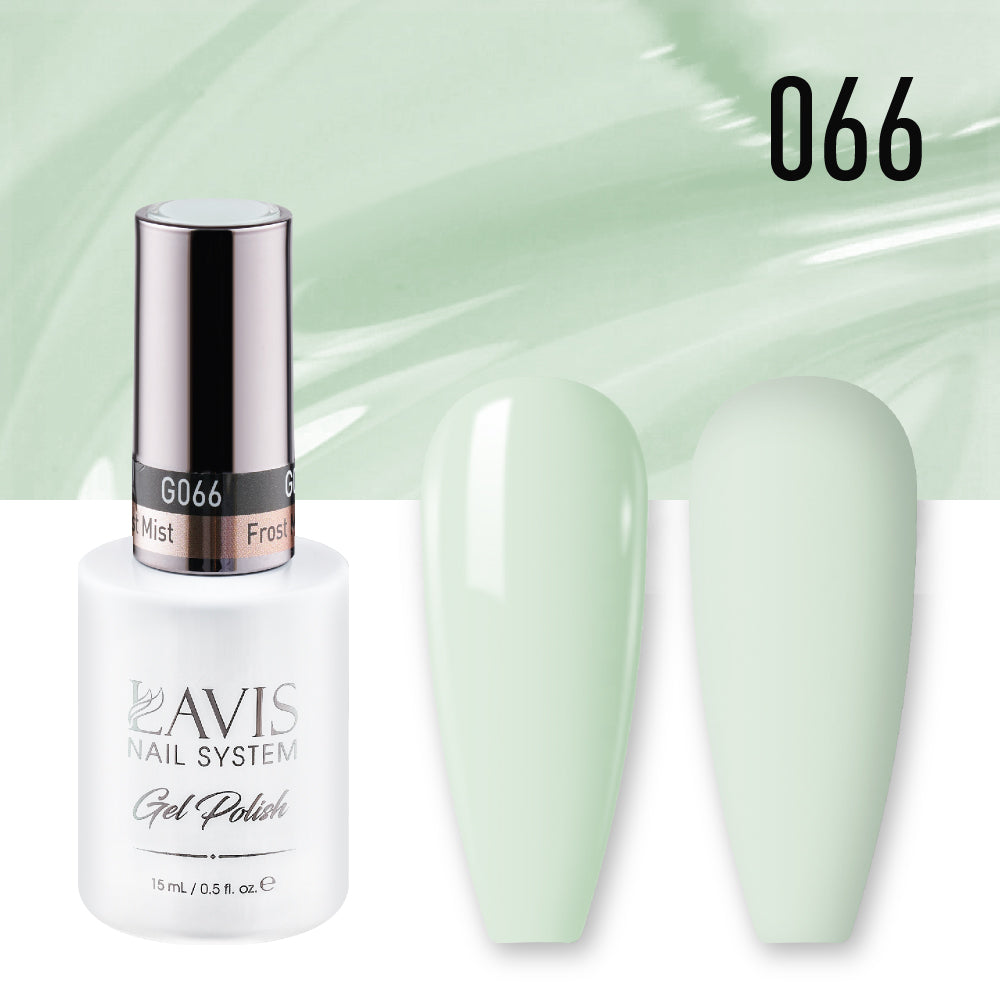 Lavis Gel Polish 066 - Blue Green Colors - Frost Mist