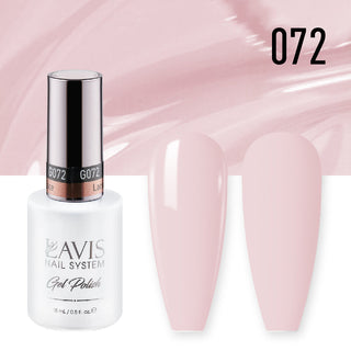 LAVIS 072 Lace - Gel Polish & Matching Nail Lacquer Duo Set - 0.5oz