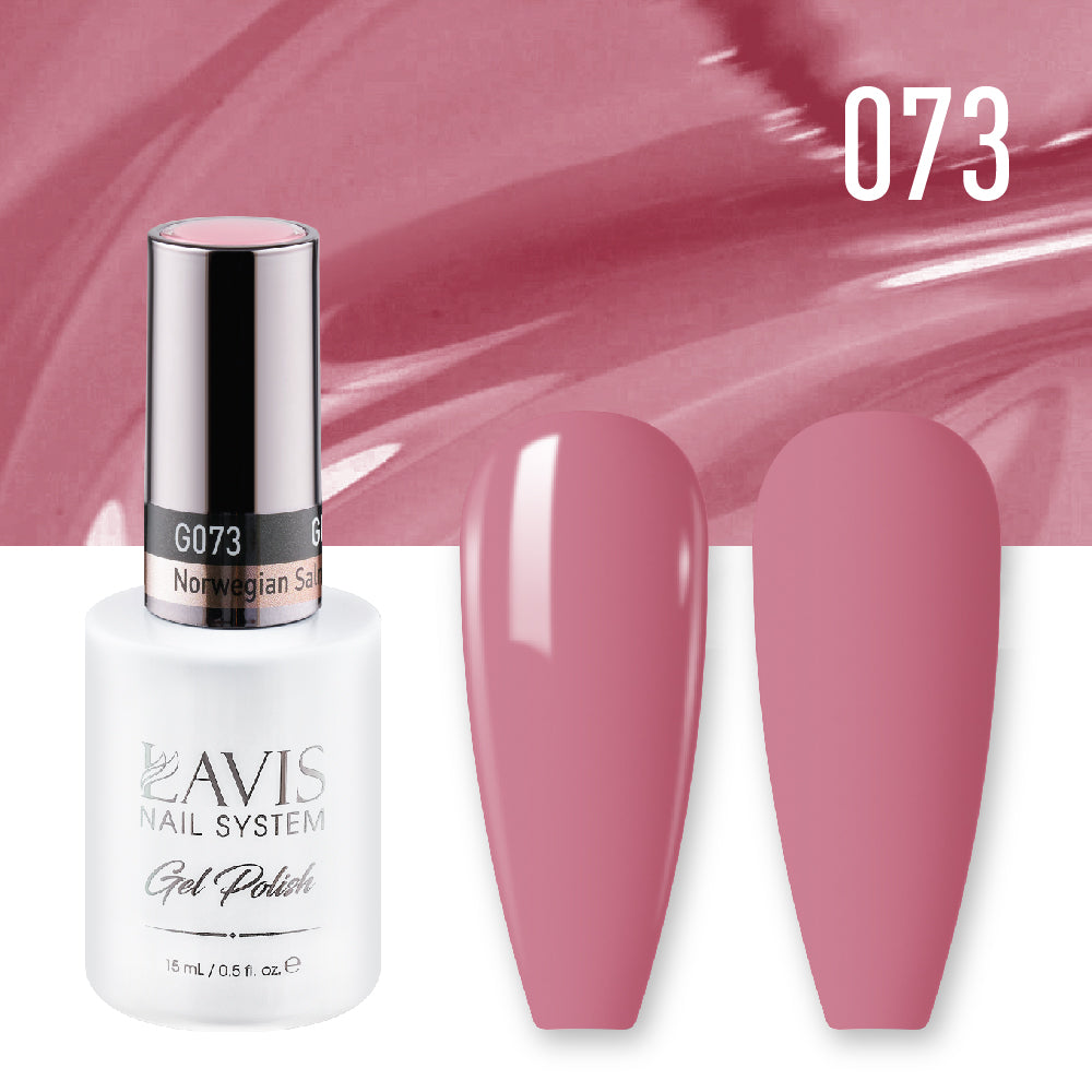 Lavis Gel Polish 073 - Pink Colors - Norwegian Salmon