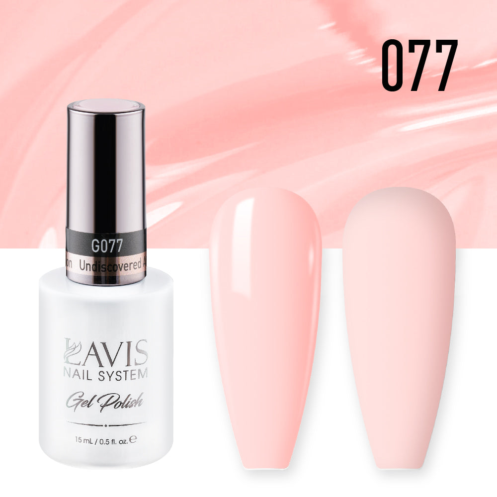 Lavis Gel Polish 077 - Pink Beige Colors - Undiscovered Attraction