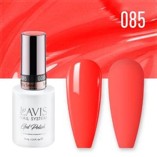 Lavis Gel Polish 085 - Red Neon Colors - Spicy Sweet