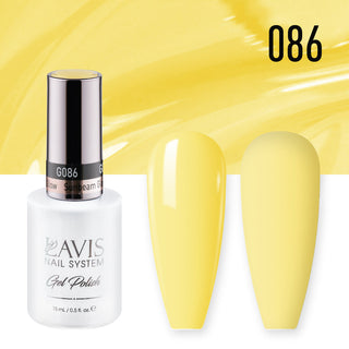 LAVIS 086 Sunbeam Glow - Gel Polish & Matching Nail Lacquer Duo Set - 0.5oz