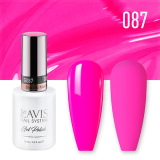 Lavis Gel Polish 087 - Pink Neon Colors - Broccoli Knockoli
