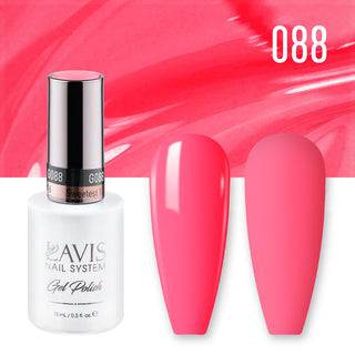 Lavis Gel Polish 088 - Pink Coral Neon Colors - Sweetest 16