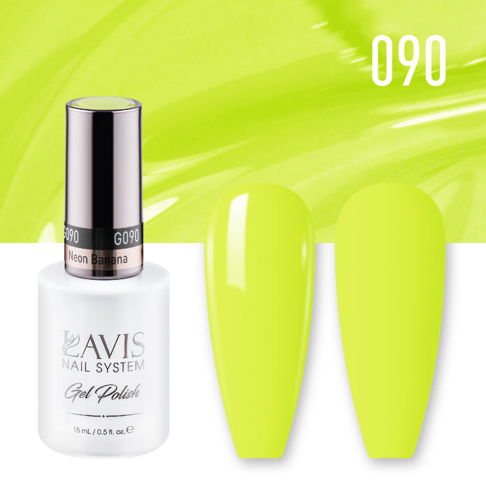 Lavis Gel Polish 090 - Yellow Green Neon Colors - Neon Banana