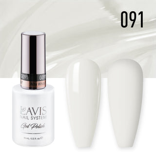 Lavis Gel Polish 091 - White Colors - Why White?
