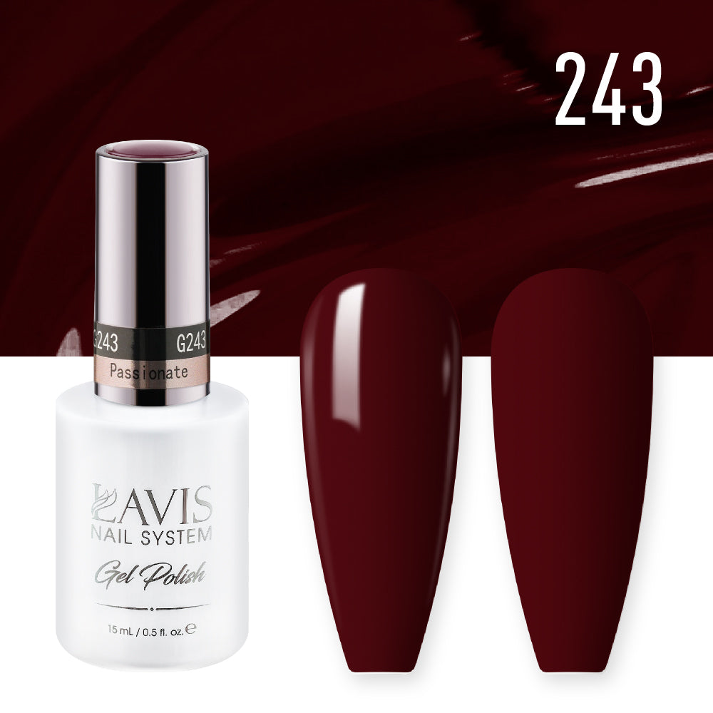 LAVIS 243 Passionate - Gel Polish 0.5oz