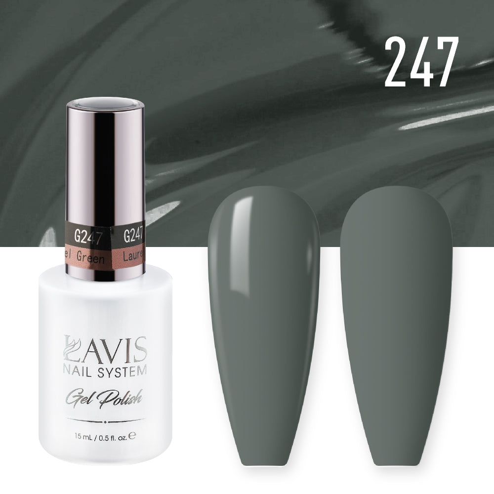 LAVIS 247 Laurel Green - Gel Polish 0.5oz