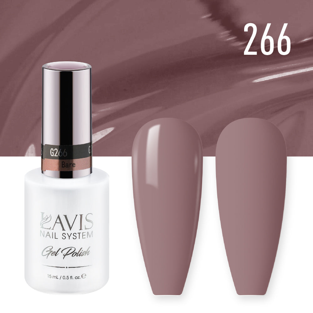 LAVIS 266 Bare - Gel Polish 0.5oz