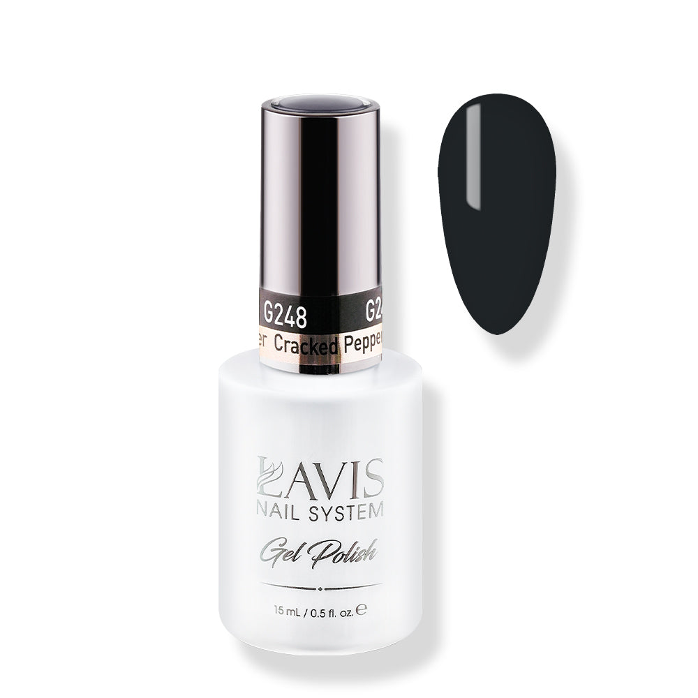 LAVIS 248 (Ver 2) Cracked Pepper - Gel Polish 0.5oz