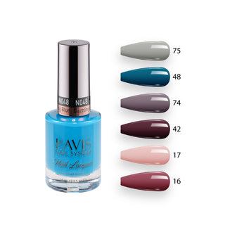 Lavis Healthy Nail Lacquer Set N9 (6 colors): 075, 048, 074, 042, 017, 016