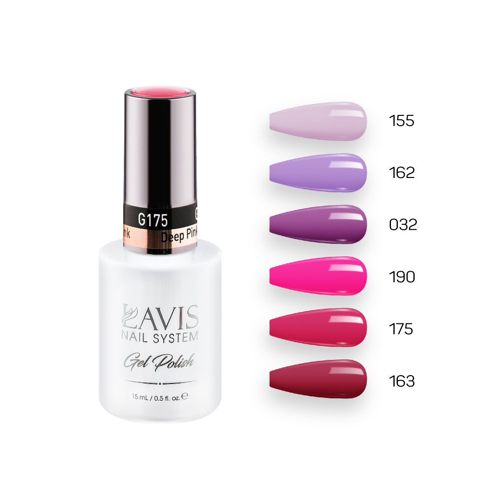  Lavis Gel Color Set G7 (6 colors): 155, 162, 032, 190, 175, 163