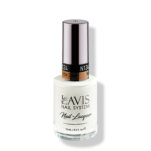 LAVIS 124 White Dove - Nail Lacquer 0.5 oz