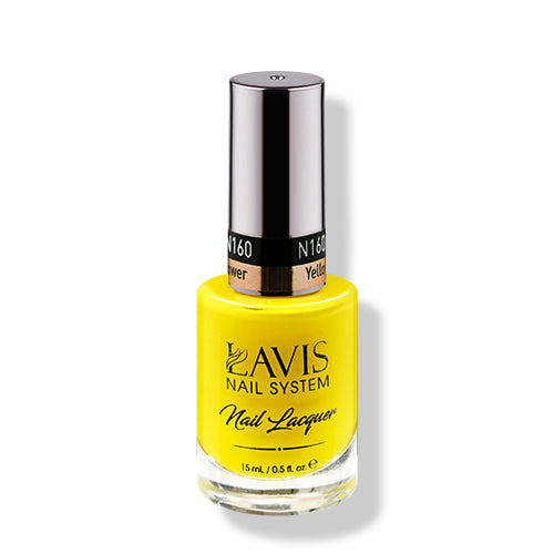 LAVIS 160 Yellow Coneflower - Nail Lacquer 0.5 oz