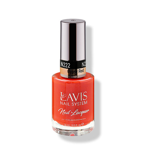 LAVIS 222 Gypsy Red - Nail Lacquer 0.5 oz