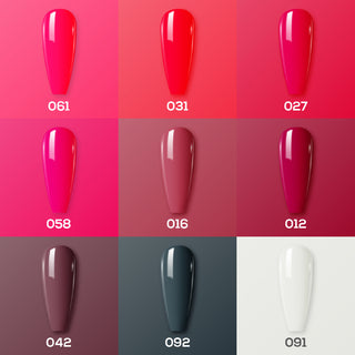 WINE OBSESSION - Lavis Holiday Nail Lacquer Collection: 012; 016; 027; 031; 042; 058; 061; 091; 092