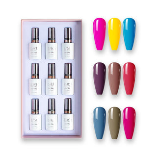 9 Lavis Holiday Gel Nail Polish Collection - PASSION IN PARIS - 046; 047; 048; 049; 050; 051; 052; 053; 054