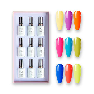 9 Lavis Holiday Gel Nail Polish Collection - WHEN IN TOKYO - 011; 026; 032; 033; 034; 035; 036; 067; 096