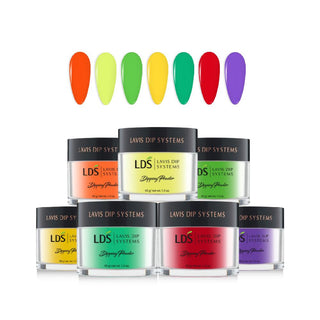 LDS Neon Collection 1.5oz/ea (07 Colors): 099, 100, 101, 102, 103, 104, 105