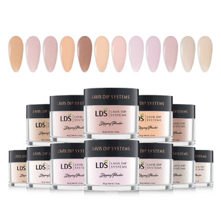 LDS Dipping Powder Nude Collection 1.5oz/ea - 49, 50, 51, 52, 53, 54, 55, 56, 57, 58, 59, 60