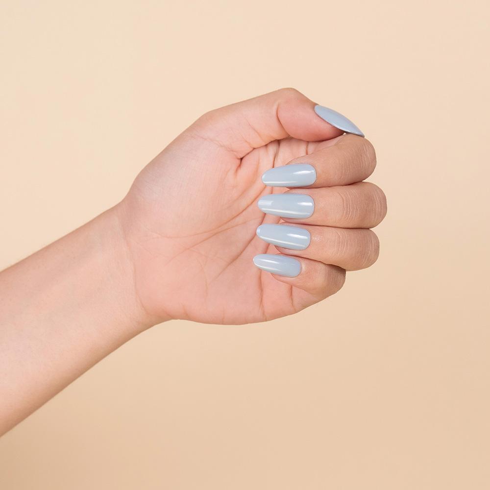  LDS Blue Gray Dipping Powder Nail Colors - 009 Smoke Blue by LDS sold by Lavis Dip Systems Inc