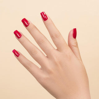  LDS Red Dipping Powder Nail Colors - 023 Heat Of The Moment by LDS sold by Lavis Dip Systems Inc