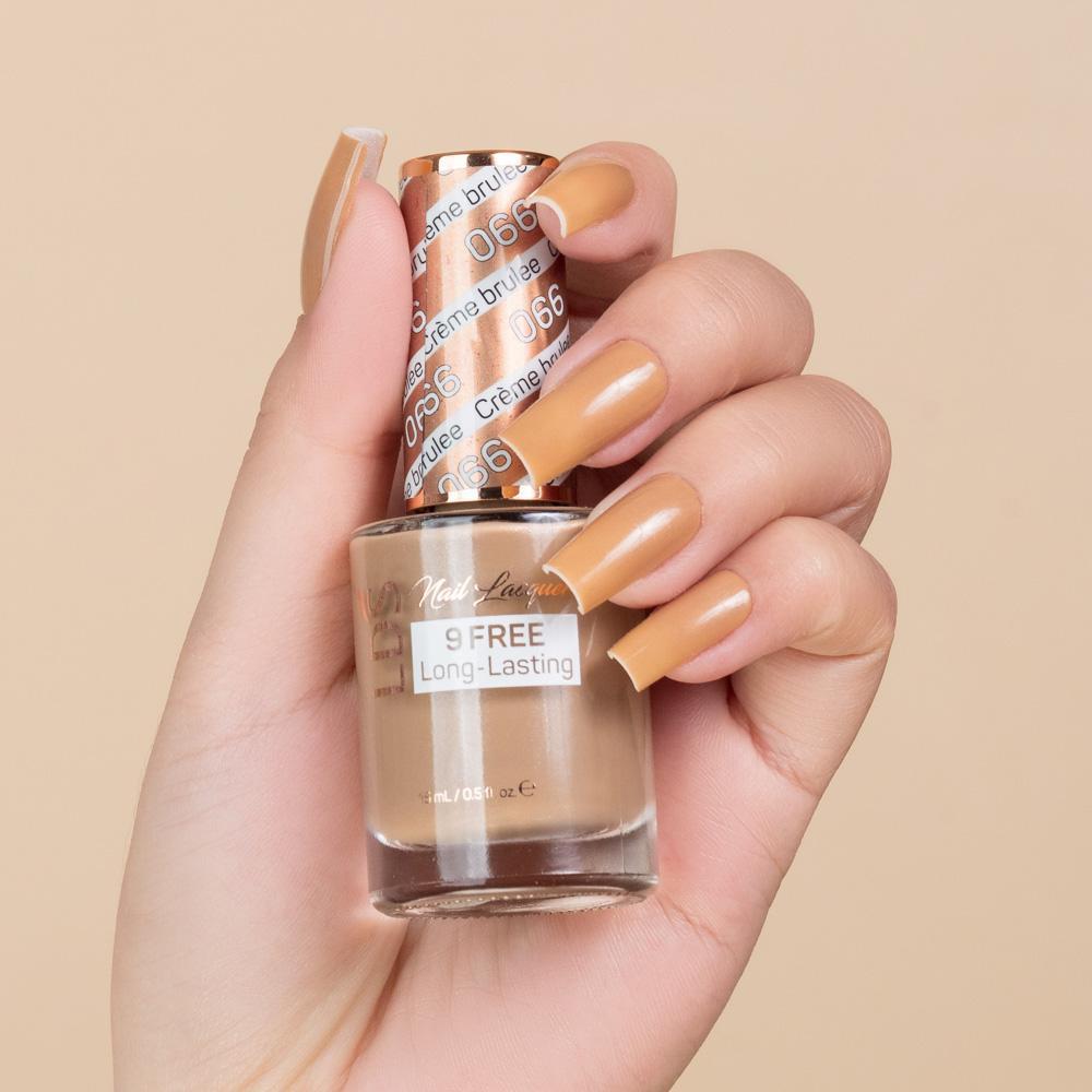 LDS 066 Cr��me Brulee - LDS Gel Polish & Matching Nail Lacquer Duo Set - 0.5oz